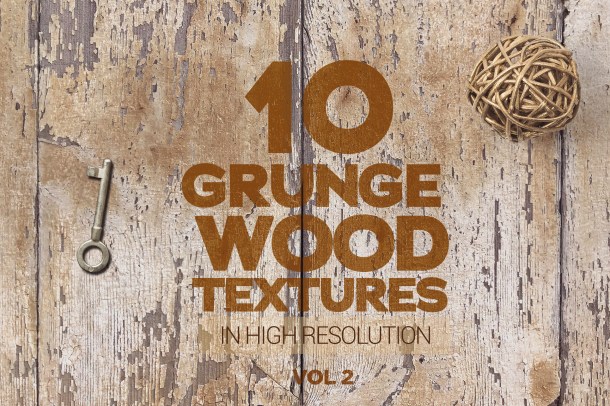 1 Grunge Wood Textures Vol 2 x10 (2340)